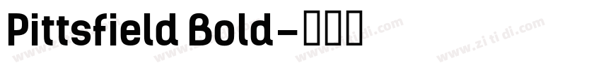 Pittsfield Bold字体转换